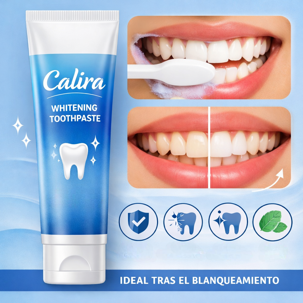 Pasta dental blanqueadora Calira